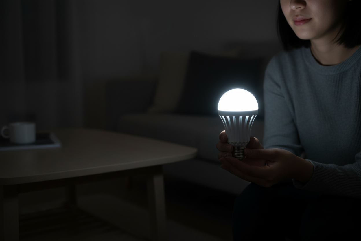 Noodverlichting woonkamer